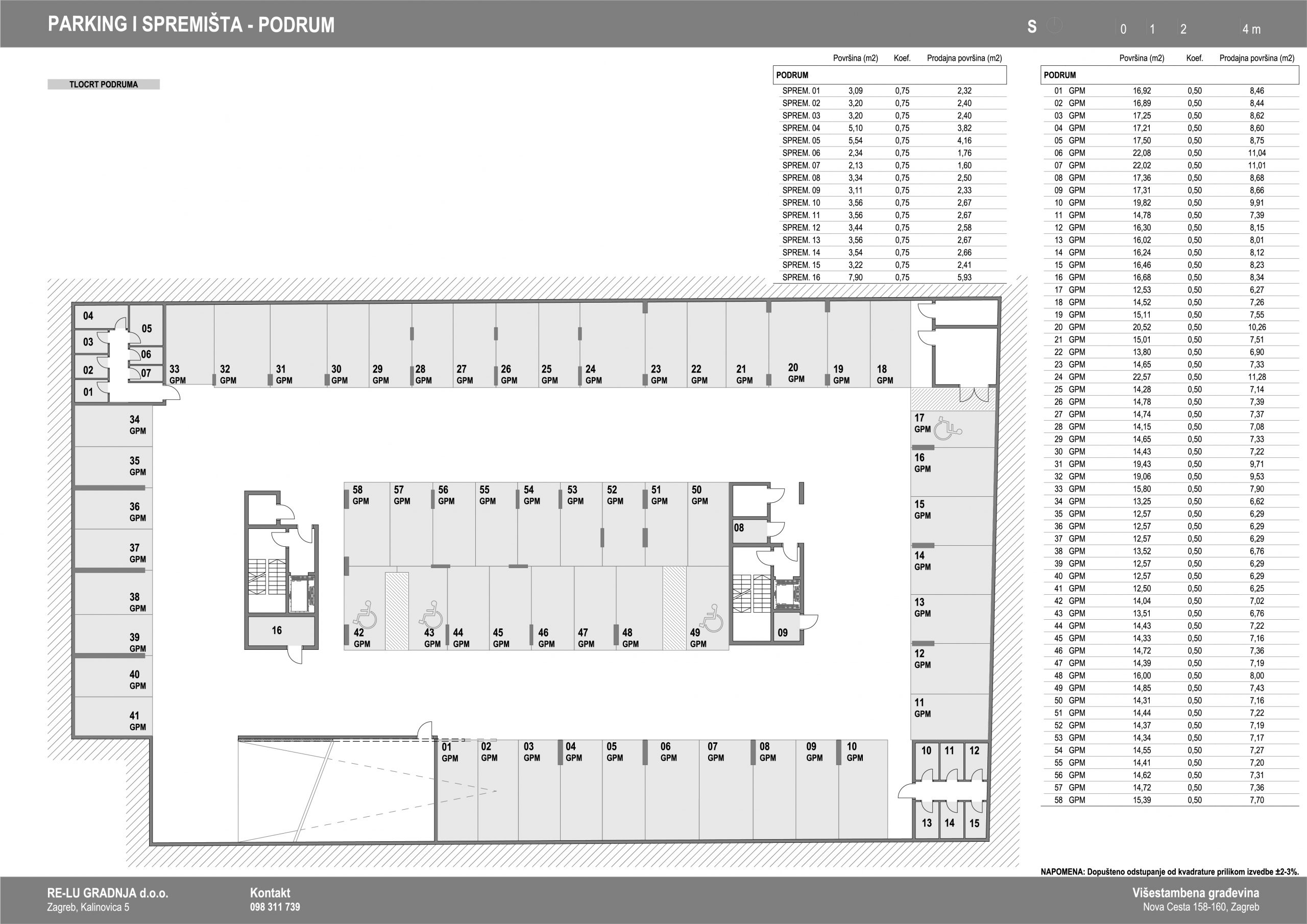 Parking i spremišta